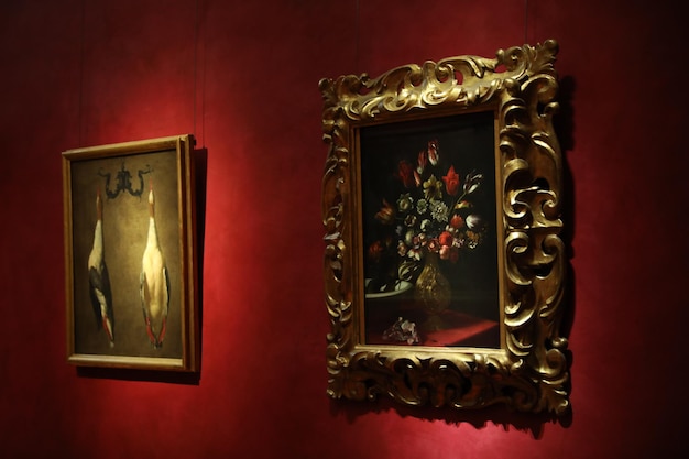 Florence Italie 8 février 2024 Différentes peintures célèbres à la galerie des Uffizi