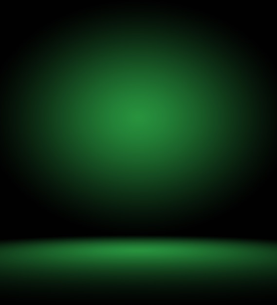 Flou abstrait Studio dégradé vert vide bien utilisé comme arrière-plan, modèle de site Web, cadre, rapport d'activité.