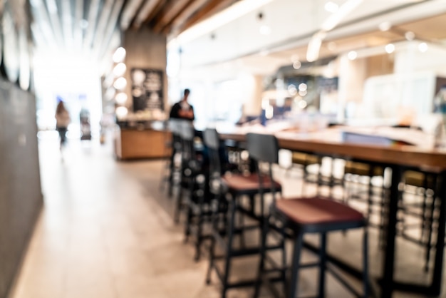 flou et défocalisé dans le café café et restaurant