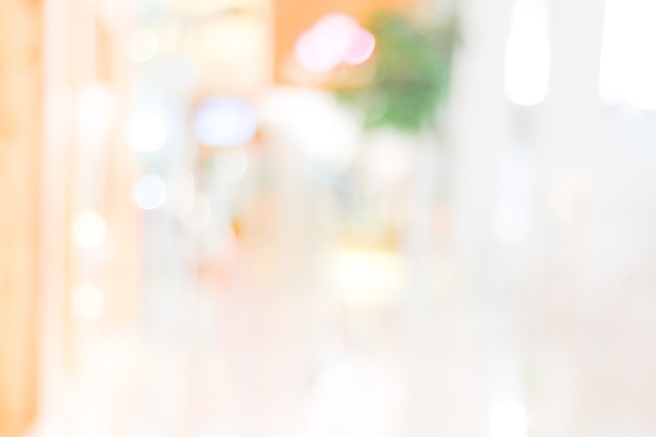 Photo flou de magasin avec fond de bokeh