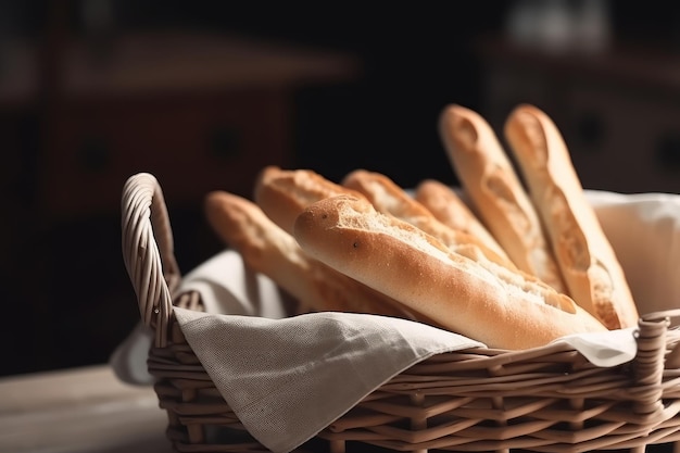 Flûte Baguette Pains pour Publicité Boulangeries Supermarchés et Plus