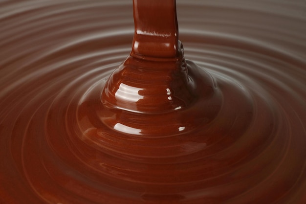 flux de chocolat