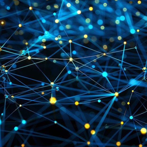 Photo flux de données d'interconnexion de réseau