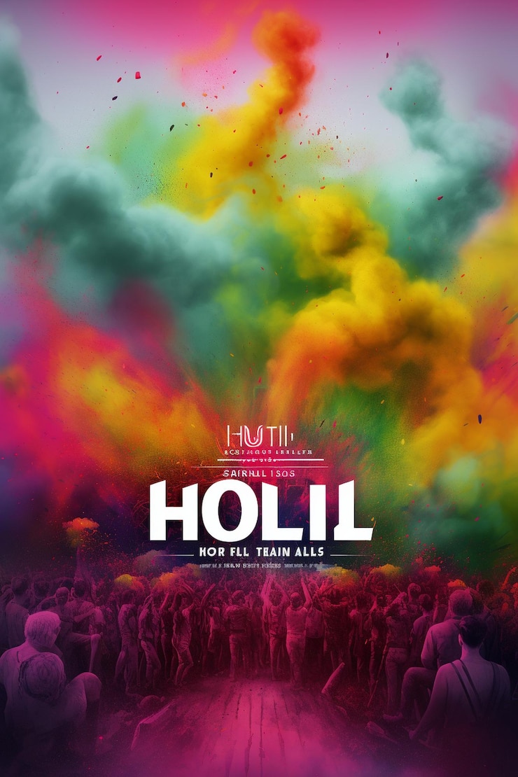 Photo flyer du festival holi