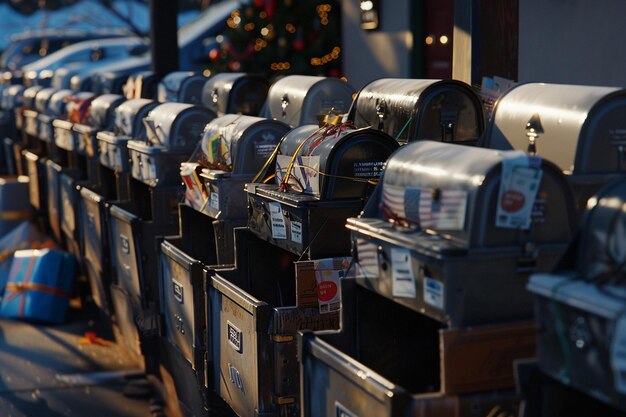 Des flyers du Black Friday dans les boîtes aux lettres.