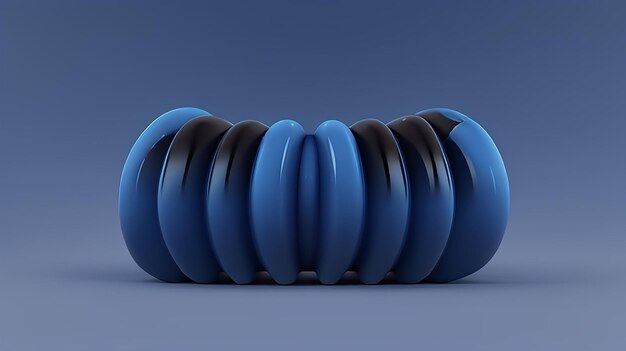 Fond 3d bleu et noir