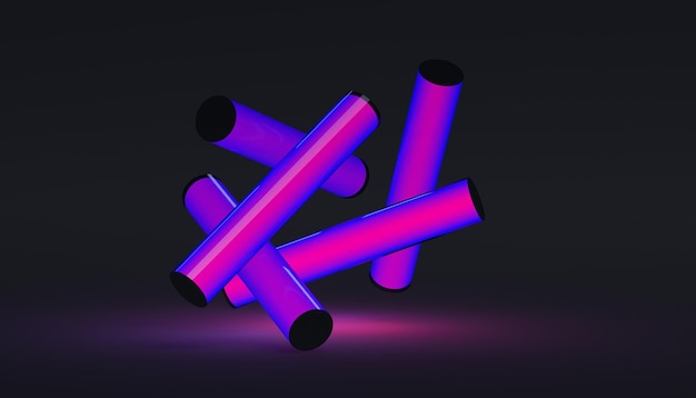 Fond 3D minimaliste abstrait