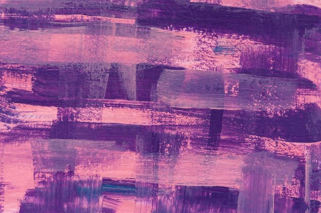 Fond abstrait acrylique rose violet Texture de peinture futuriste mixte Dessin au trait psychédélique