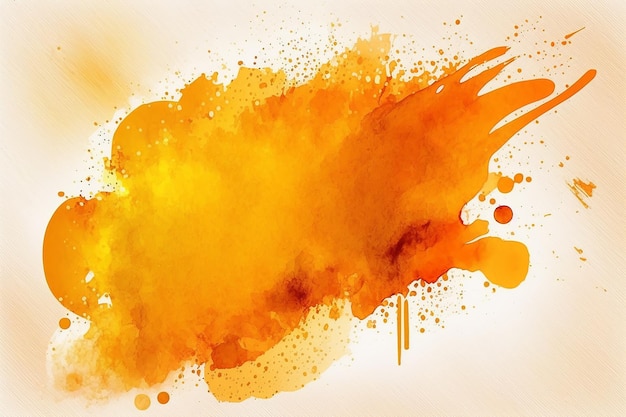 Fond abstrait aquarelle lumière jaune