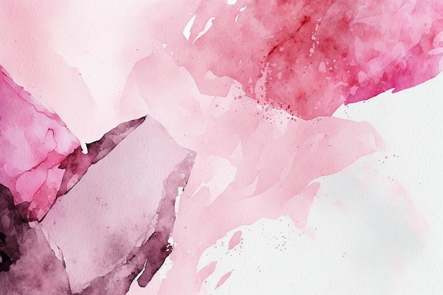 Fond abstrait aquarelle rhodonite