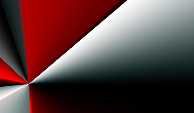 Fond abstrait blanc et rouge en plastique métallique