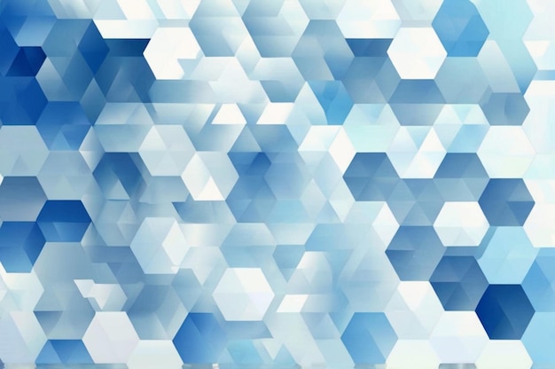 un fond abstrait bleu avec des carrés blancs et bleus