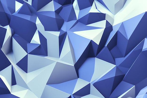 Fond abstrait bleu Low Poly