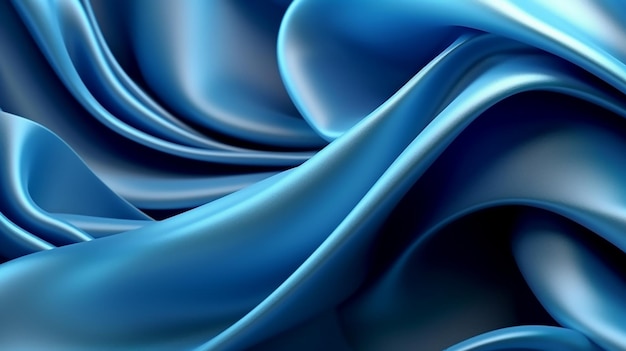 Un fond abstrait bleu avec un motif ondulé.