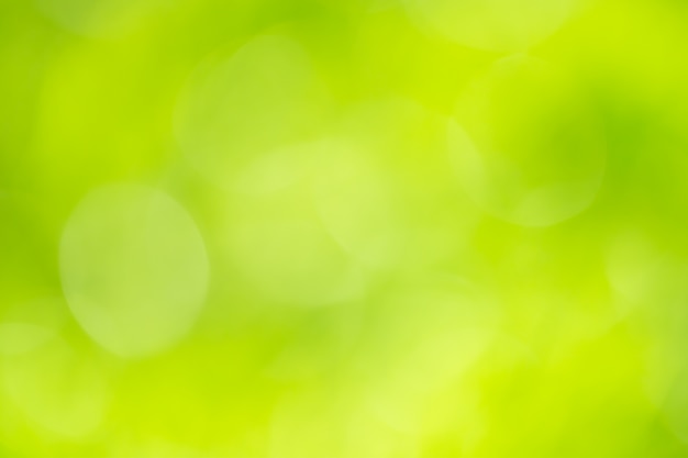 Fond abstrait bokeh vert circulaire.