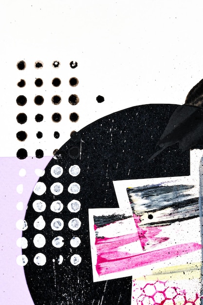 Fond abstrait collage d'art multicolore conception de modèle créatif pour imprimer carte d'invitation carte postale dessin affiche papier peint coloré couleurs lilas mauve violet