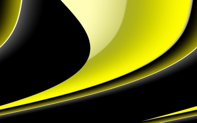 Fond abstrait dégradé vibrant jaune dynamique
