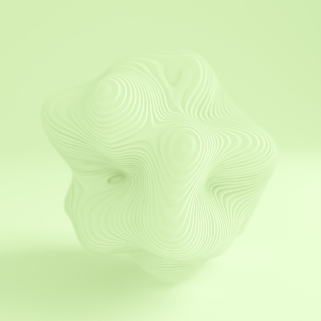 Fond abstrait feu vert. Illustration 3D, rendu 3D.