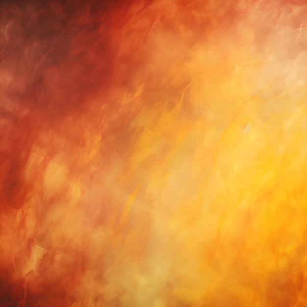 Photo fond abstrait avec des flammes orange et jaune et des effets grunge