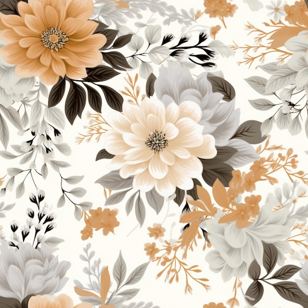 fond abstrait fleur blanche