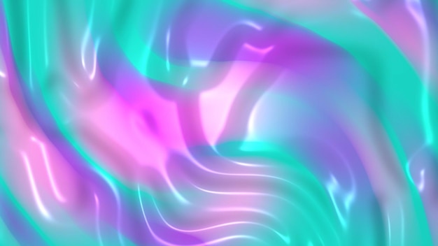 fond abstrait fractal conception ondulée papier peint énergie avec mouvement léger