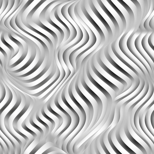 Un fond abstrait gris et blanc avec des lignes ondulées.