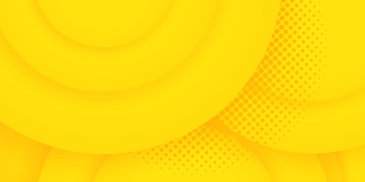 Photo un fond abstrait jaune vif créant une humeur vibrante et joyeuse un motif à demi-ton est subtilement incorporé donnant à l'image un effet de texture moderne