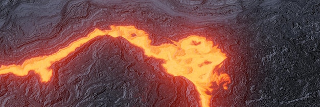 Fond abstrait de lave volcanique