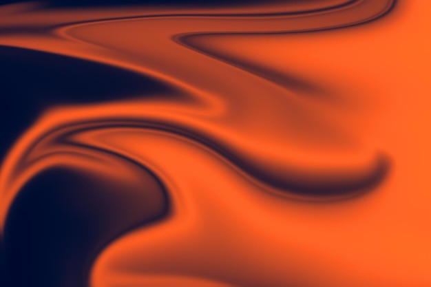 fond abstrait avec des lignes lisses dans les couleurs orange et noir pour la conception