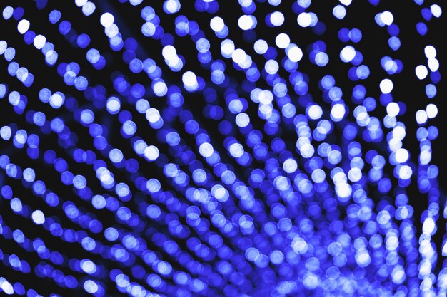 Fond abstrait lumières bleues