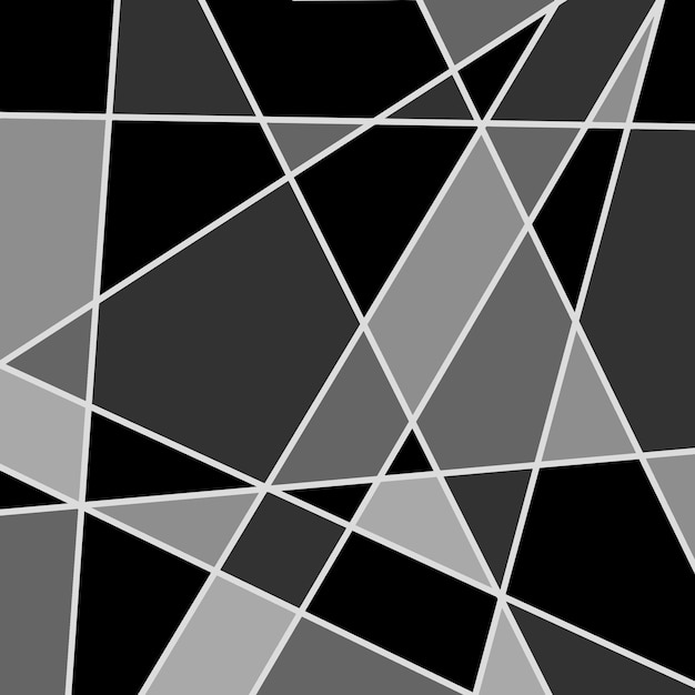 fond abstrait de mosaïque noire moderne avec forme de ligne noire fond abstrait