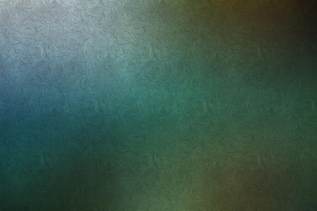 Fond abstrait avec des motifs verts et bleus sur la surface du papier