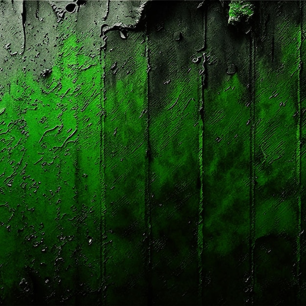 Fond abstrait de mur de ciment en béton à texture vert noir