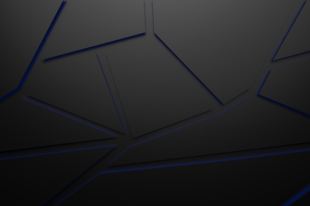 Fond abstrait noir Grunge surfaceModern concept de forme rendu 3d