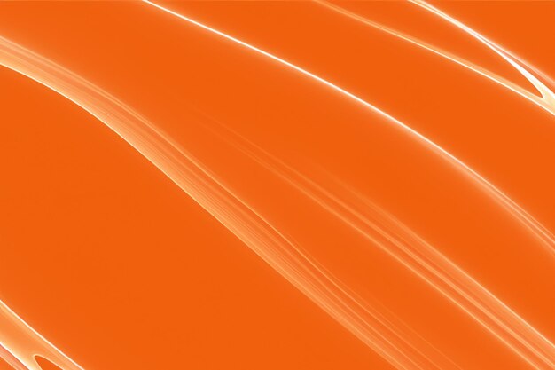 le fond abstrait orange des lignes lisses