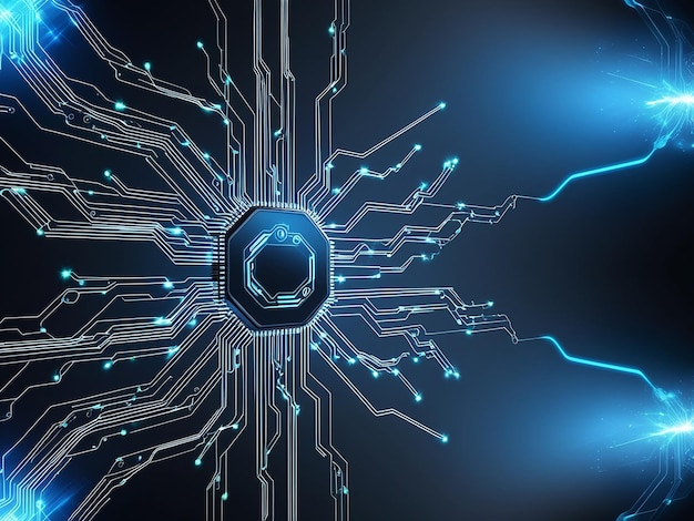 Fond abstrait de technologie moderne avec une haute qualité d'image