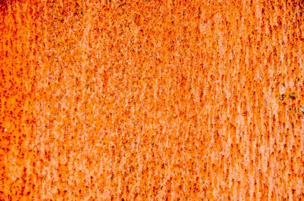 Fond abstrait texture métal fer rouillé orange