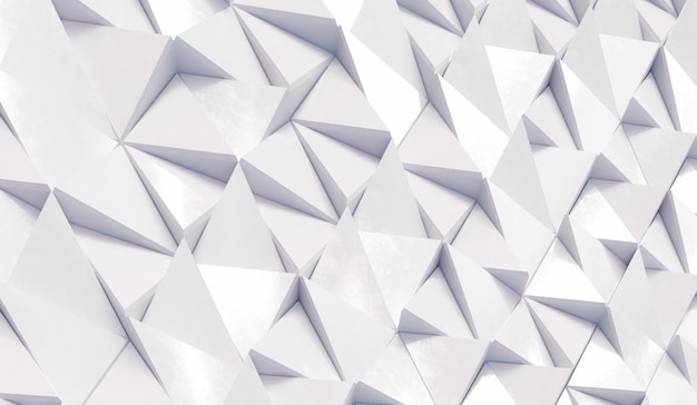 Fond abstrait triangles blancs