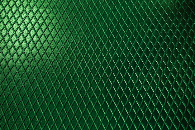 Fond en acier texture métal vert. Tôle perforée.