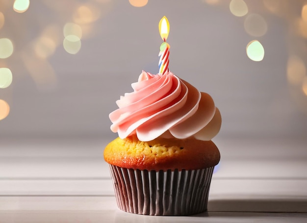 Fond d'anniversaire avec gâteau