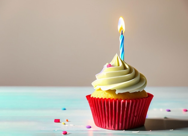 Fond d'anniversaire avec gâteau