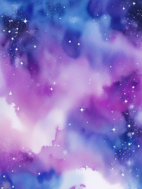 Fond Aquarelle Abstrait Velours Starlight