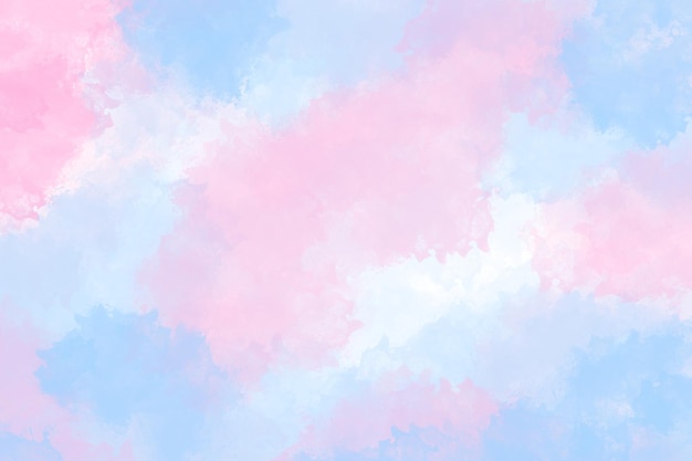 Fond Aquarelle Bleu Rose Pastel