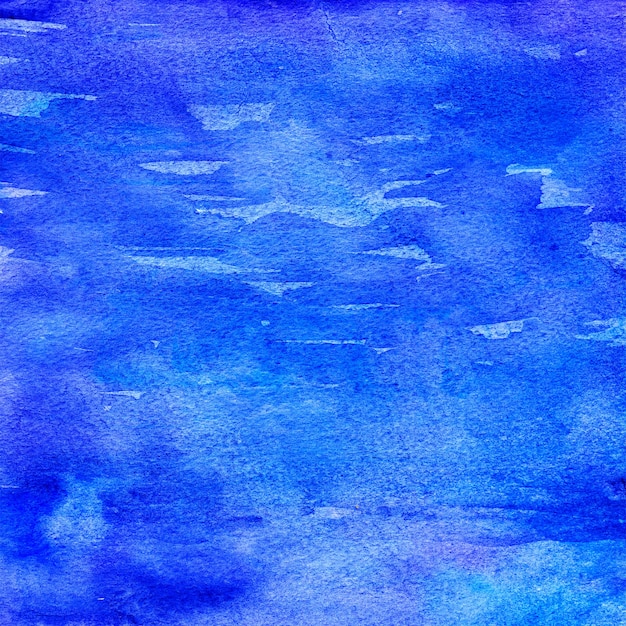 Fond aquarelle bleu avec des taches