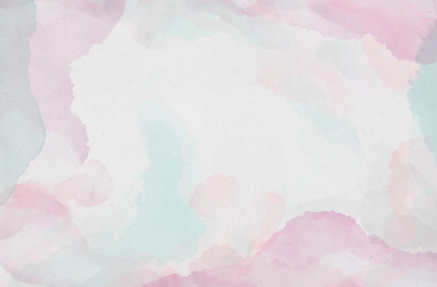 Fond aquarelle de couleur pastel rose et bleu pastel