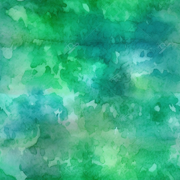 Un fond aquarelle avec un fond vert.