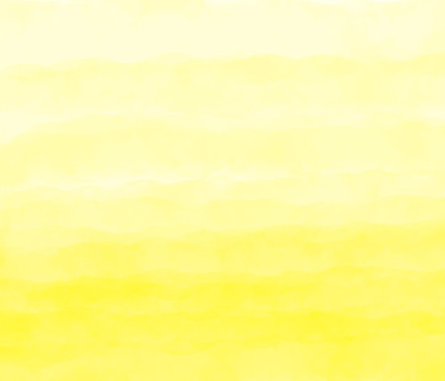 Fond aquarelle jaune avec un dégradé de l'eau