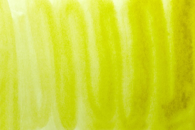 Fond aquarelle jaune peint à la main au pinceau