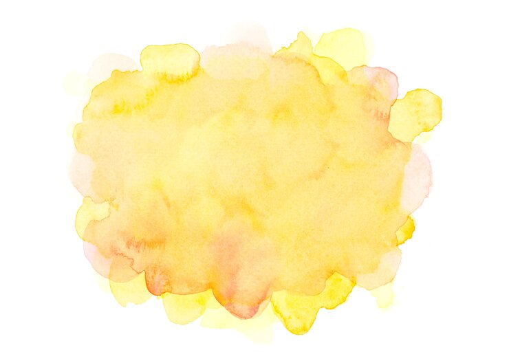 Photo fond aquarelle jaune