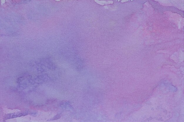 Fond aquarelle rose violet avec des gouttes